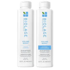 Biolage Volume Bloom Shampoo & Conditioner Set - Lightweight Volume & Shine, For Fine Hair, Paraben & Silicone-Free, Packaging May Vary