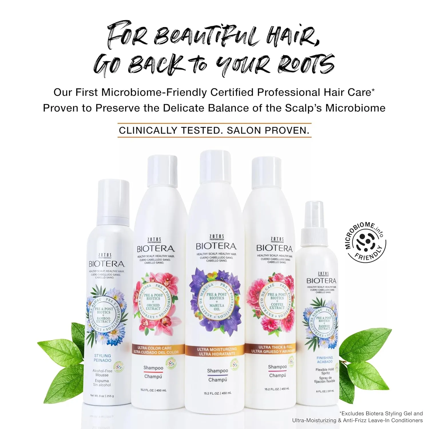 Biotera Anti Frizz Smoothing Shampoo | Smooths & Controls Frizzy, Unruly Hair | Microbiome Friendly | Vegan & Animal Test Free | Paraben Free | Color-Safe
