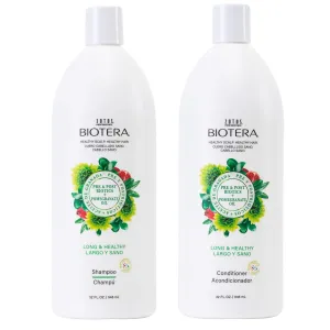 Biotera Long & Healthy Strengthening Shampoo | Strengthens Long, Growing Hair | Microbiome Friendly | Vegan & Animal Test Free | Paraben Free | Color-Safe