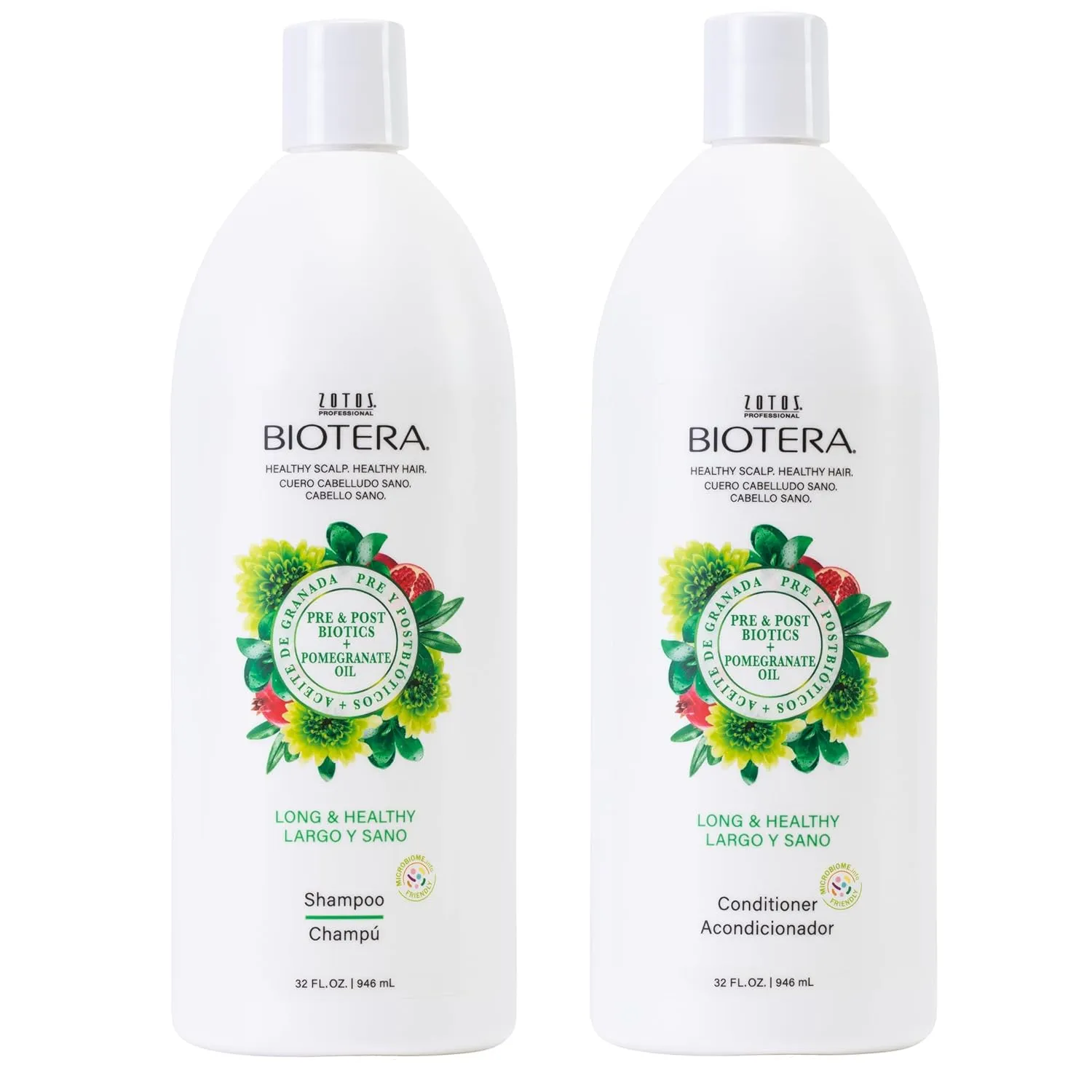Biotera Long & Healthy Strengthening Shampoo | Strengthens Long, Growing Hair | Microbiome Friendly | Vegan & Animal Test Free | Paraben Free | Color-Safe