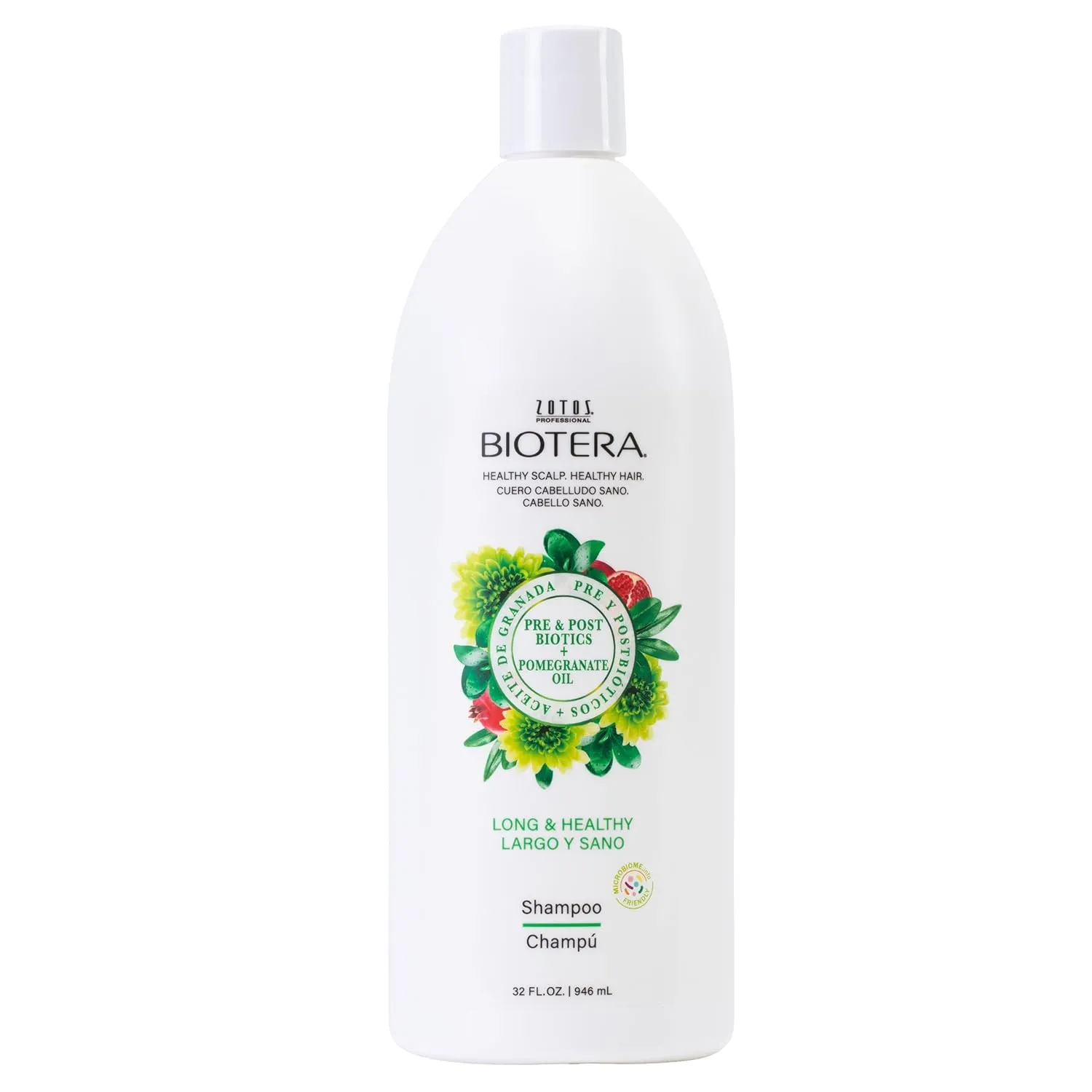 Biotera Long & Healthy Strengthening Shampoo | Strengthens Long, Growing Hair | Microbiome Friendly | Vegan & Animal Test Free | Paraben Free | Color-Safe