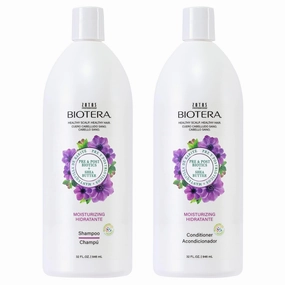 Biotera Moisturizing Shampoo | Hydrates & Moisturizes Dry, Medium, Fine Hair | Microbiome Friendly | Vegan & Animal Test Free | Paraben Free | Color-Safe