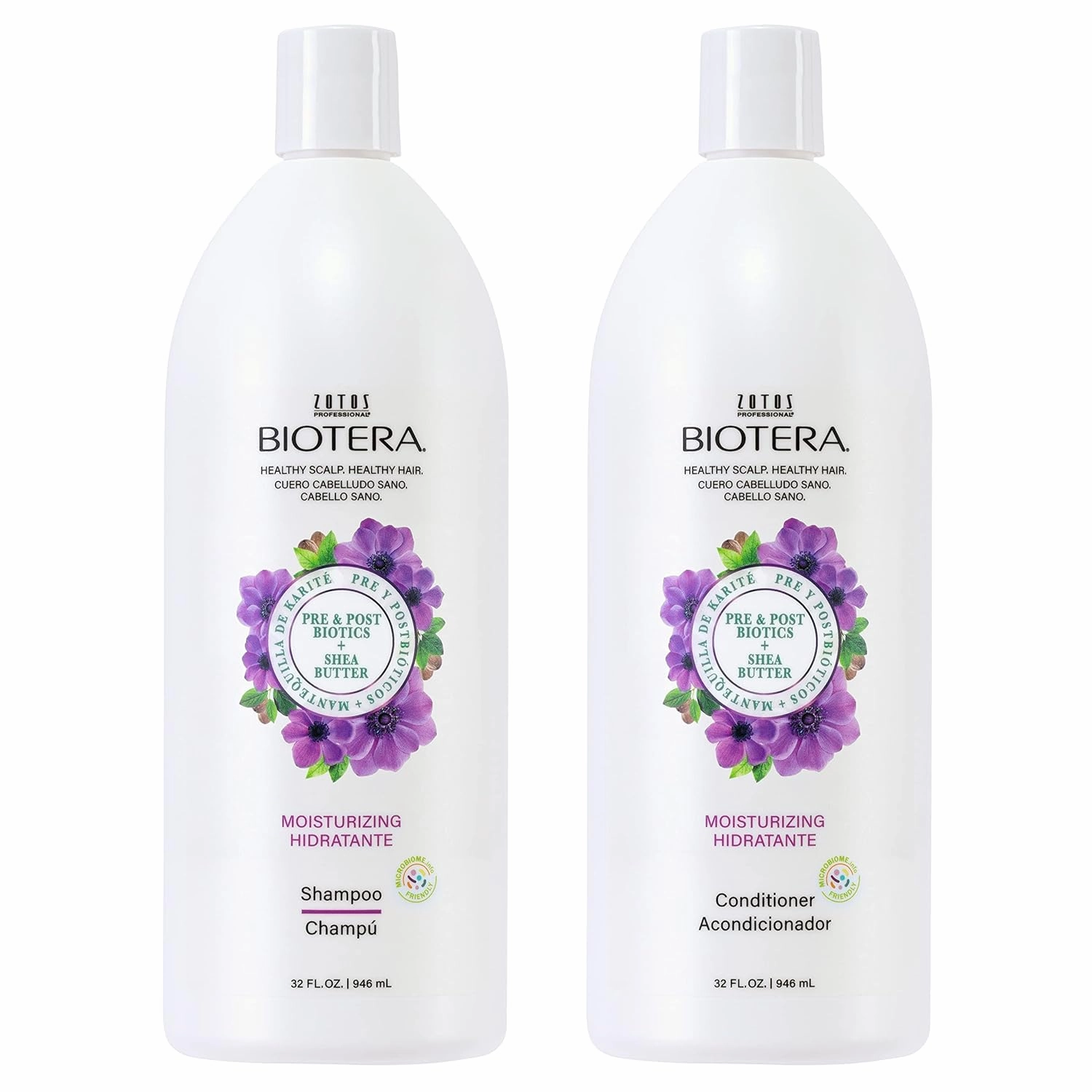 Biotera Moisturizing Shampoo | Hydrates & Moisturizes Dry, Medium, Fine Hair | Microbiome Friendly | Vegan & Animal Test Free | Paraben Free | Color-Safe