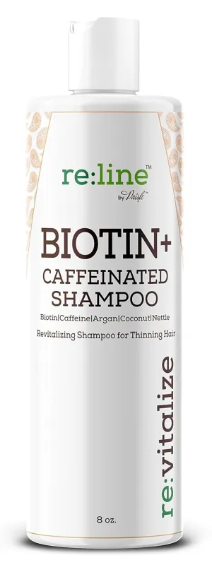 Biotin Shampoo For Hair Growth Natural Caffeine Hair Loss Treatment Shampoo For Thinning Hair Thickening DHT Blocker For Men Women Sulfate Free Safe On Color Treated Hair Coconut   Argan Oil