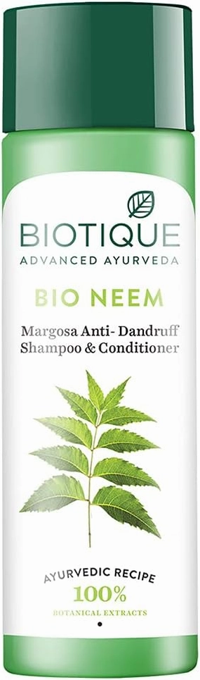 Biotique Bio Margosa Fresh Daily Dandruff Shampoo and Conditioner, 120 ml