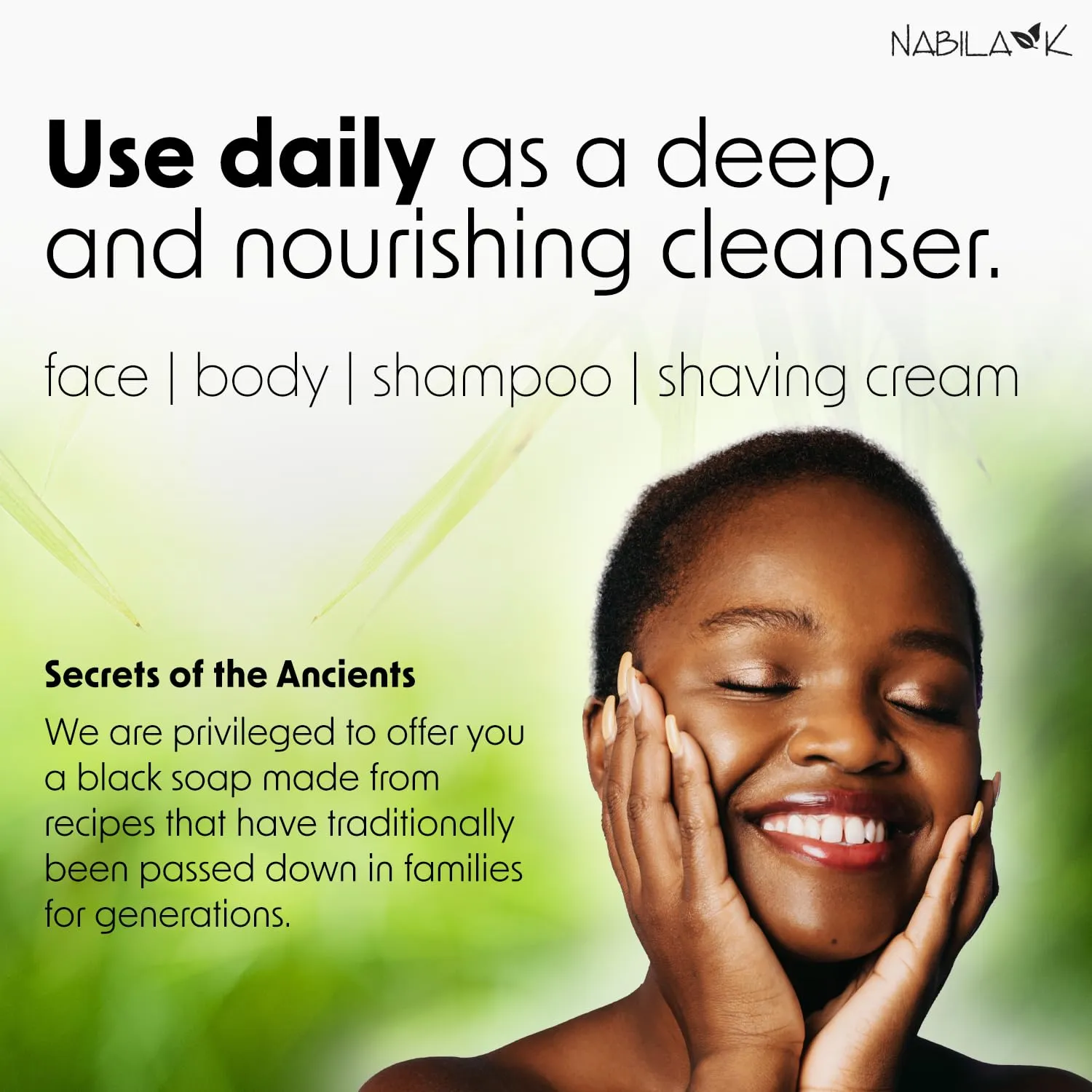 Black Soap Bar - African Spices, Honey & Shea Butter - Oily & Acne Prone Skin - All Purpose Face & Body Wash - Hand Soap, Shower Gel, Shampoo, Shaving Cream - All Skin Types - 1 Bar