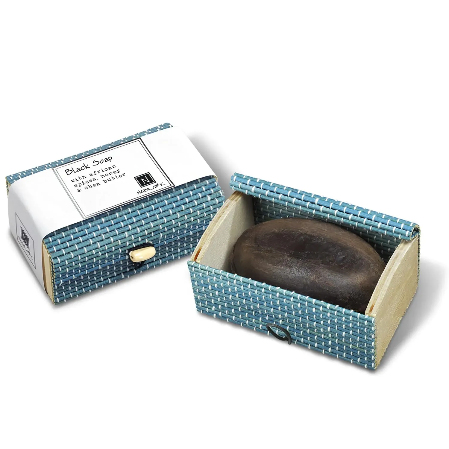Black Soap Bar - African Spices, Honey & Shea Butter - Oily & Acne Prone Skin - All Purpose Face & Body Wash - Hand Soap, Shower Gel, Shampoo, Shaving Cream - All Skin Types - 1 Bar