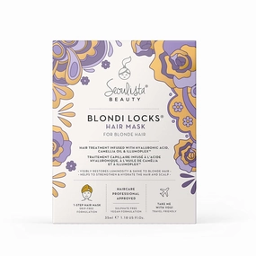 Blondi Locks Hair Mask - HELP RESTORE LUMINOSITY AND SHINE TO BLONDE HAIR | Designed to deeply hydrate, strengthen and deliver a shimmering sheen to blonde hair, Beige