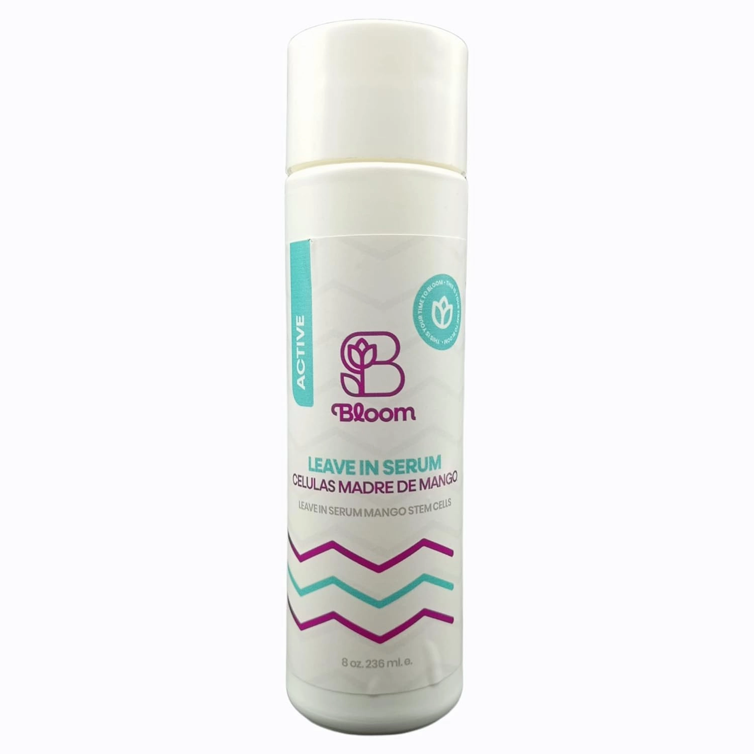 Bloom Hair Products - Leave In Serum Mango Stem Cells - smoothes hair naturally - Imparts shine and keeps it silky - 8oz