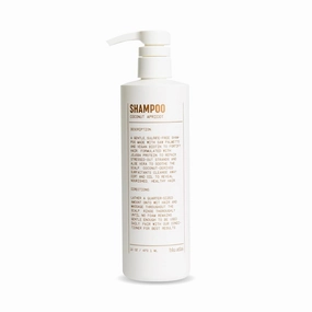 Blu Atlas Men's Natural Shampoo – Organic, Sulfate-Free, Paraben-Free – Deep Cleansing & Hydrating – Coconut Apricot Scent – Made in America – 16 oz