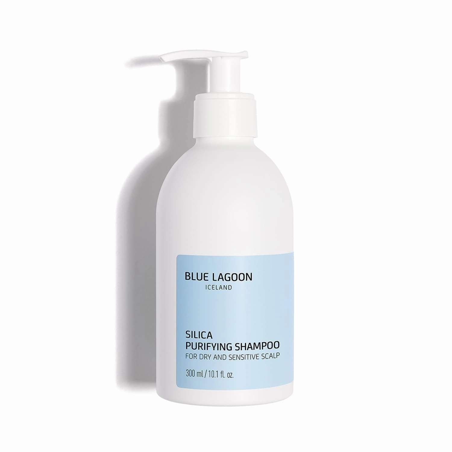 Blue Lagoon Skincare Silica Purifying Shampoo – Natural Psoriasis Shampoo & Psoriasis Treatment for Skin – Mineral Salts, Silica, Soothing, Fragrance-Free, 300ML