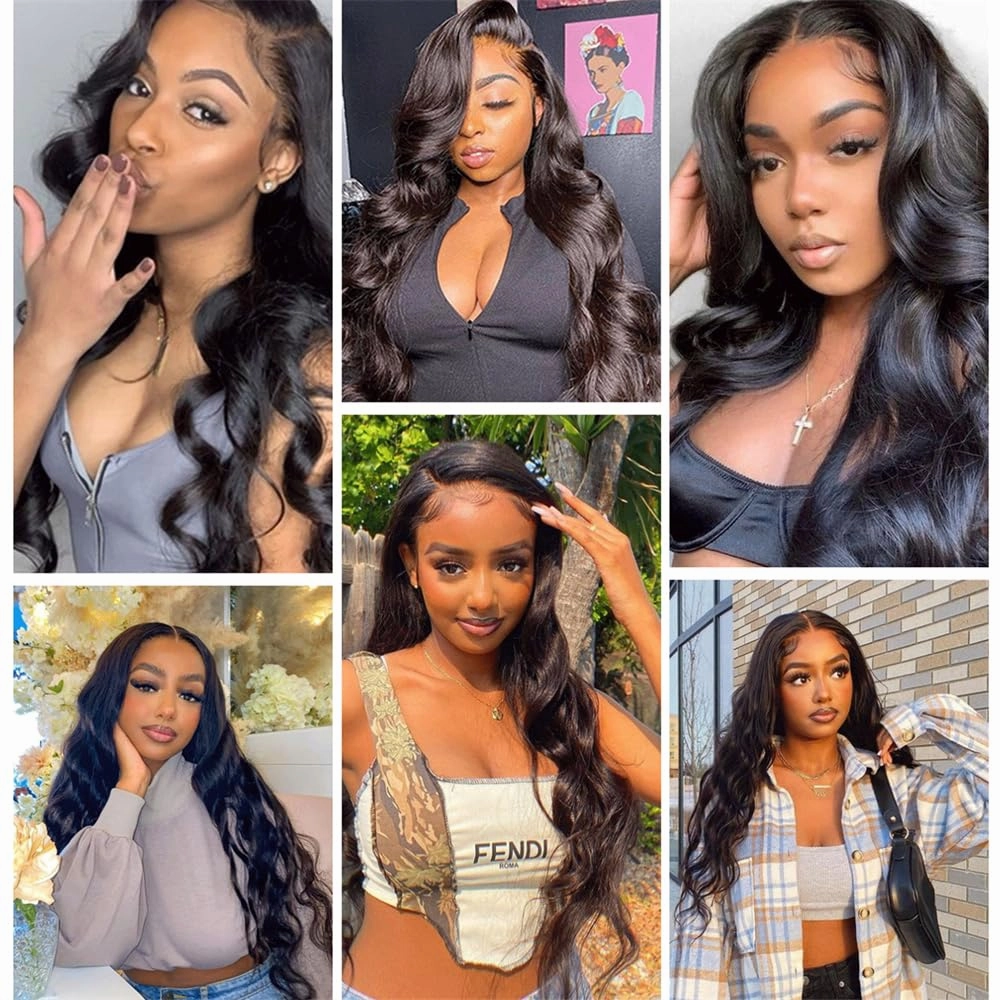 Body Wave Clip in Hair Extensions Real Human Hair 18 Inch Wavy Human Hair Clip in Extensions for Women Body Wave Clip Ins Human Hair 8Pcs 100g 20Clips Natural Black #1B