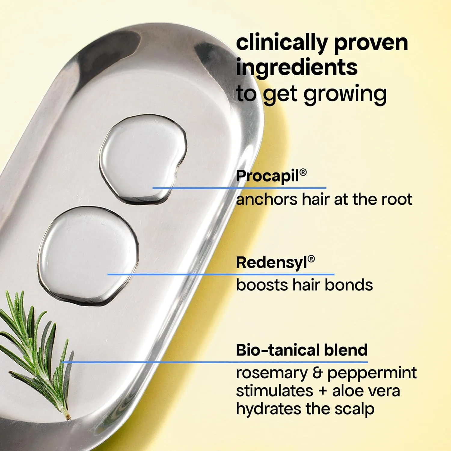 BONDIBOOST HG Anti-Thinning Shampoo for Women & Men [10.14 fl oz], Clinically Tested to Promote Fuller   Thicker-Looking Hair, Natural Mint Scent   Procapil, Redensyl & Rosemary Formula, Sulfate-Free