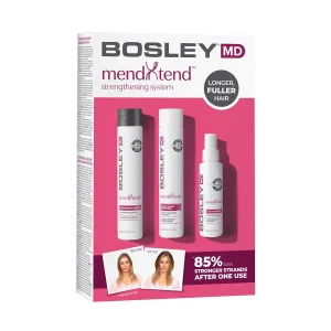 BosleyMD MendXtend Strengthening Shampoo, Conditioner, and Kit to Promote Growth & Prevent Breakage with Saw Palmetto, Hyaluronic Acid and Pomegranate Extract