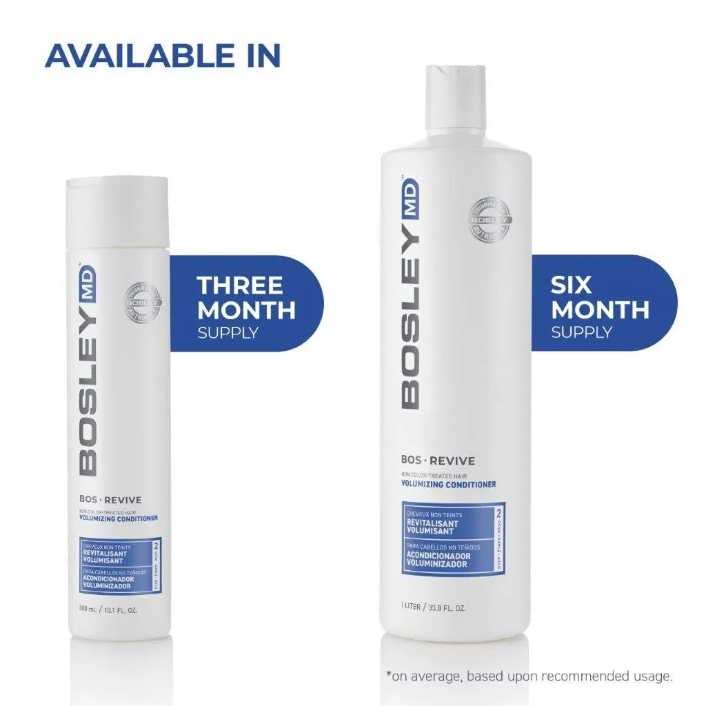 BosRevive Nourishing Shampoo & Conditioner & Kit for Noticeably Thinning and Non Color-Treated Hair Rosemary