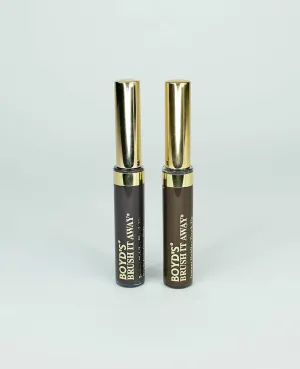 Boyd's Cosmetics NYC- Brush It Away Medium Brown with our Brush It Away Dk. Brown
