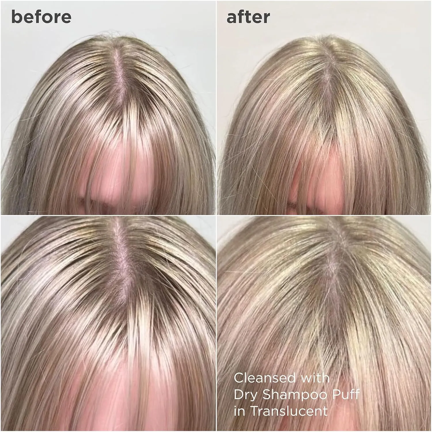 Briogeo Style & Treat Dry Shampoo Puff - Mattifying Dry Shampoo Powder - Non-Aerosol, Talc Free, Benzene Free - 0.5 oz/15 g