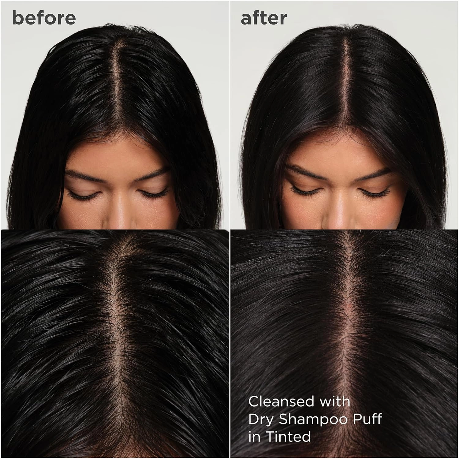 Briogeo Style & Treat Dry Shampoo Puff - Mattifying Dry Shampoo Powder - Non-Aerosol, Talc Free, Benzene Free - 0.5 oz/15 g