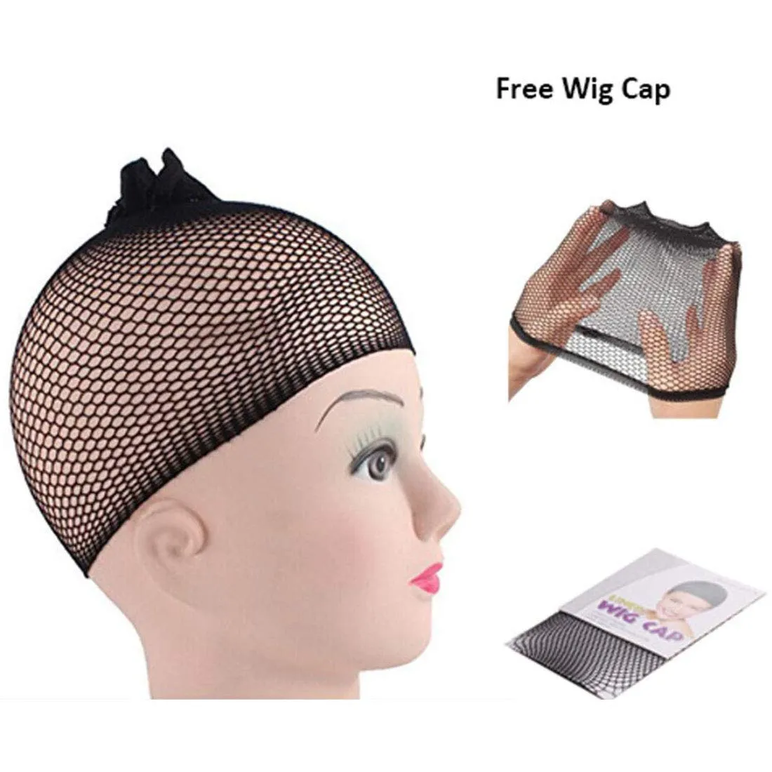 BUFASHION 14" Women Short Wavy Curly Wig Dark Pink Bob Cosplay Halloween Synthetic Wigs With Neat Bang With Free Wig Cap (Dark Pink 1)