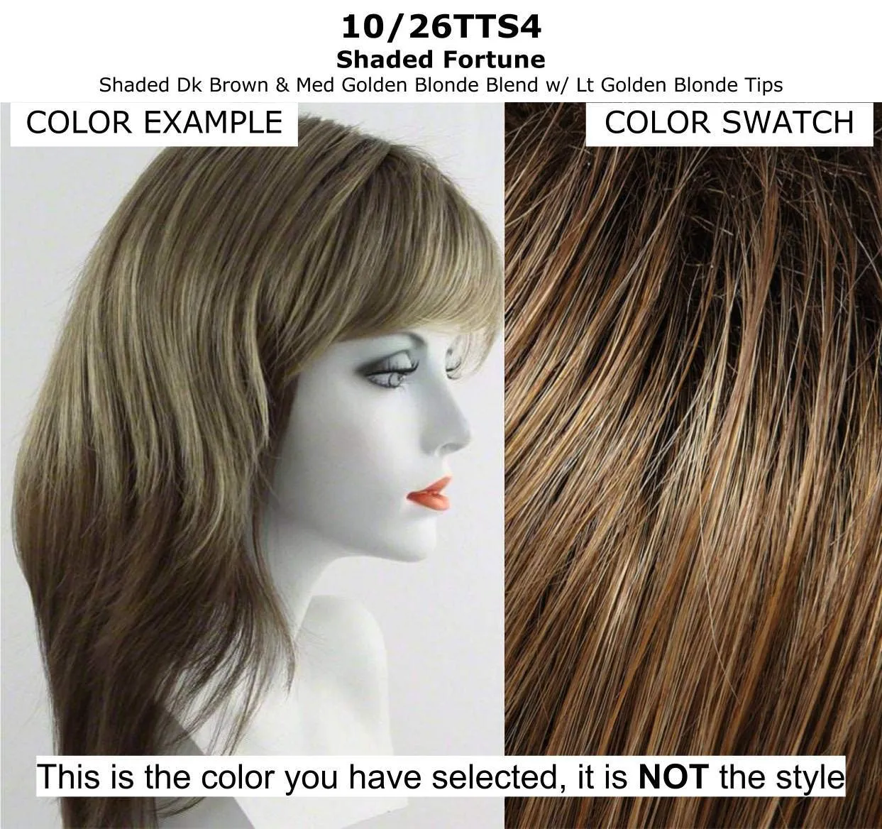 Bundle - 4 items: Blair Wig by Jon Renau, Christy's Wigs Q & A Booklet, BeautiMark Synthetic Shampoo & Wide Tooth Comb - Color: 10/26TTS4