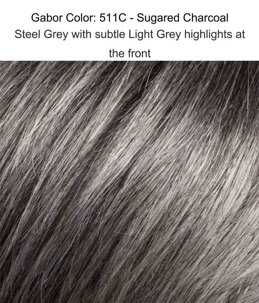 Bundle - 5 items: Instinct Average-Large Wig by Gabor, Christy's Wigs Q & A Booklet, 2oz Travel Size Wig Shampoo, Wig Cap & Wide Tooth Comb - Color: 511C