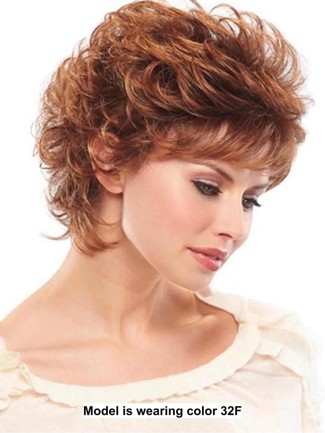 Bundle - 5 items: Peaches Wig by Jon Renau, Christy's Wigs Q & A Booklet, 2oz Travel Size Wig Shampoo, Wig Cap & Wide Tooth Comb - Color: 10RH16