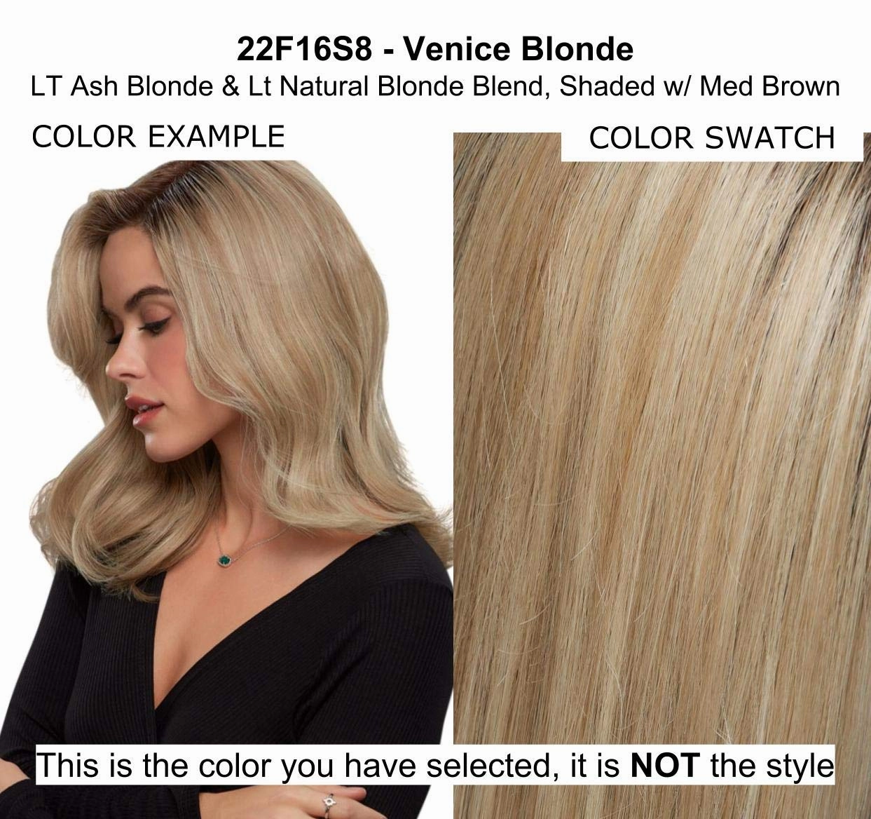 Bundle - 7 Items: 18" Top Smart Exclusive Colors Remy Human Hair by Jon Renau, Christy's Wigs Q & A Booklet, BeautiMark Hydra Shampoo Conditioner Mask Protect Leave-In Spray Shine Serum - 22F16S8