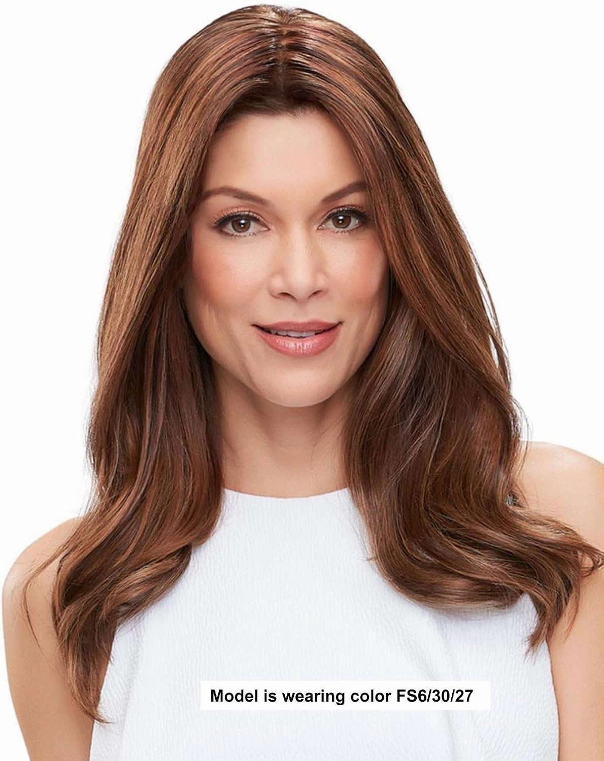 Bundle - 7 Items: 18" XL easiPart French Remy Human Hair Topper by Jon Renau, Christy's Wigs Q & A Booklet, BeautiMark Hydra Shampoo Conditioner Mask Protect Leave-In Spray Shine Serum - Color: 31/26