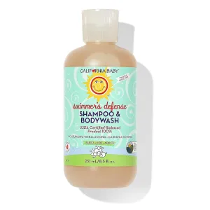 California Baby Swimmer's Defense | Moisturizing After Swim Shampoo For Kids | 100% Plant-Based | Allergy Friendly | 251 mL / 8.5 fl. oz.