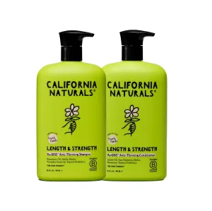 California Naturals Re:GRO Shampoo and Conditioner Set, Anti-Thinning & Hair Growth Support, All Hair Types, Vegan, Natural, Cruelty Free, Silicone, Paraben & Sulfate Free for Women & Men, 16.5 oz