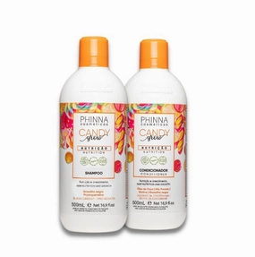 Candy Grow Hair Strengthening Nourishing Antioxidant Oil Control Kit 2x500ml - Phinna