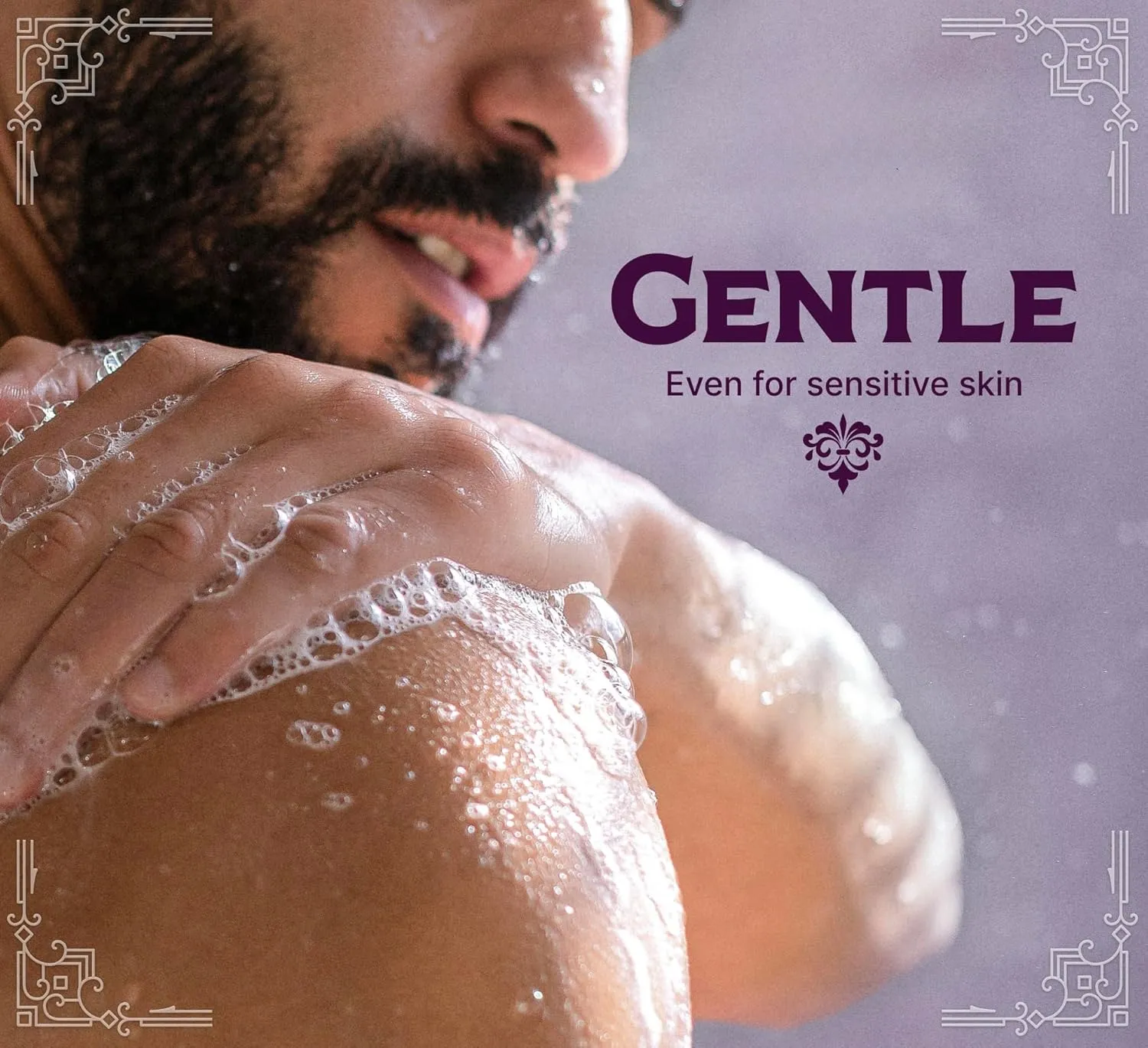 Carolina Castile Soap Lavender Scent – Certified Organic Base, High Olive Oil Content, Non-Drying, Made with Organic Oils, Concentrated Natural Body Wash for Men and Women (Lavender, 1 Gallon)