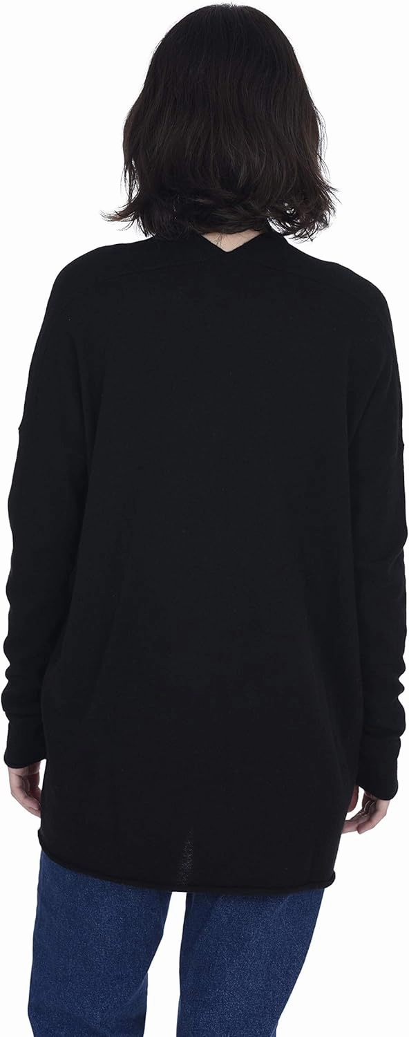 Cashmeren Lightweight Open Front Cardigan 100% Pure Cashmere Long Sleeve Sweater for Women
