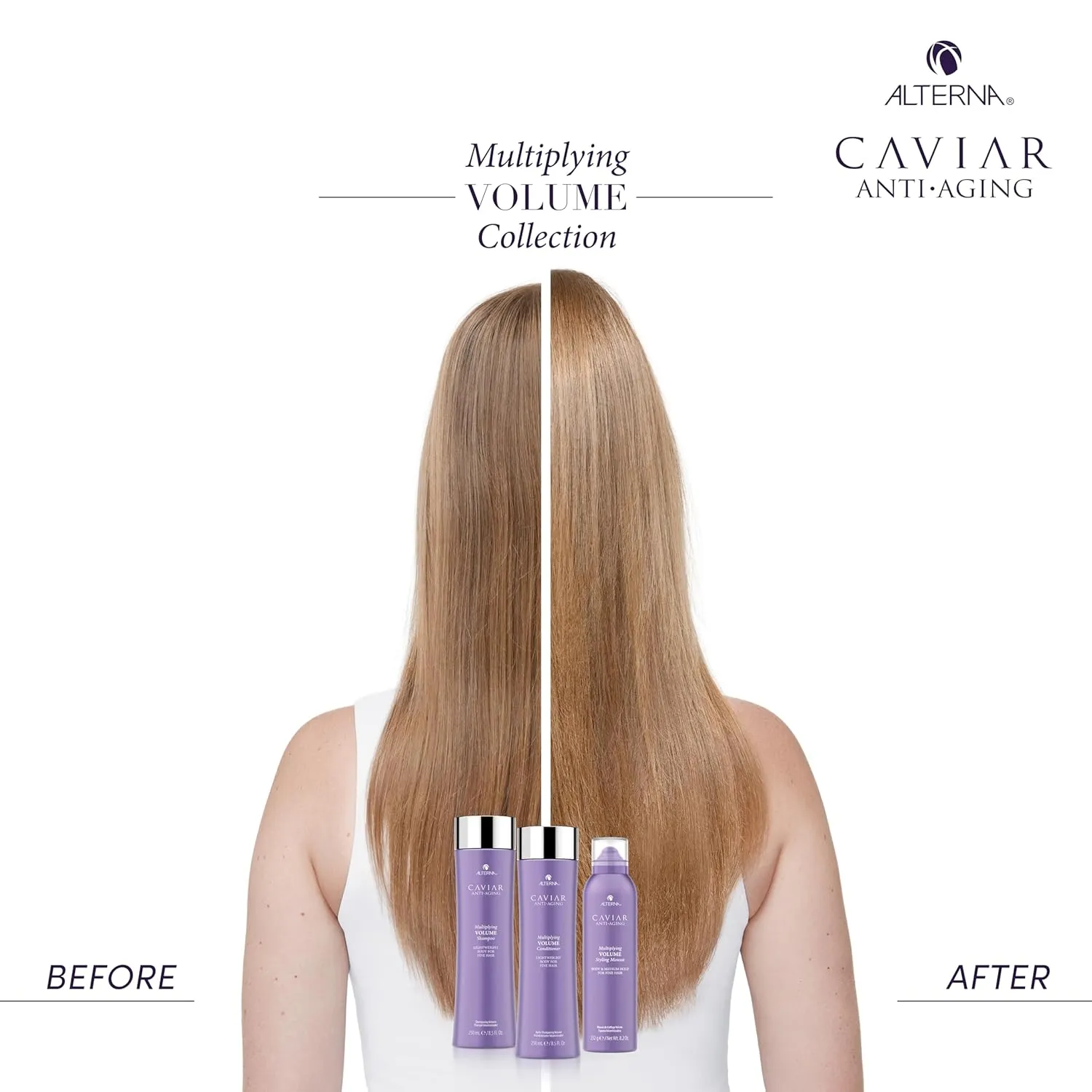 CAVIAR Anti-Aging Multiplying Volume Shampoo | For Fine, Limp or Thin Hair | Create Instant Volume and Thickness | Sulfate Free