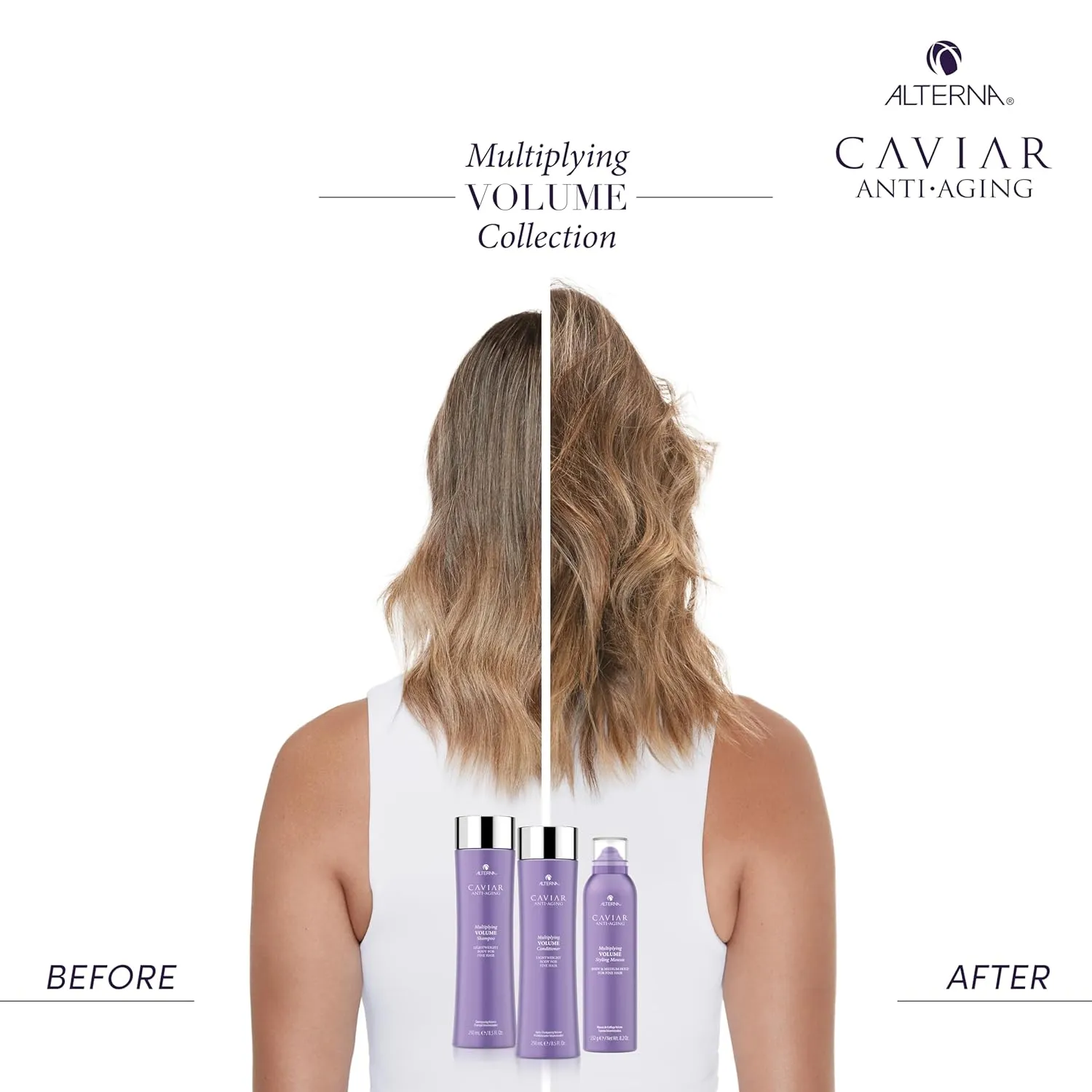 CAVIAR Anti-Aging Multiplying Volume Shampoo | For Fine, Limp or Thin Hair | Create Instant Volume and Thickness | Sulfate Free