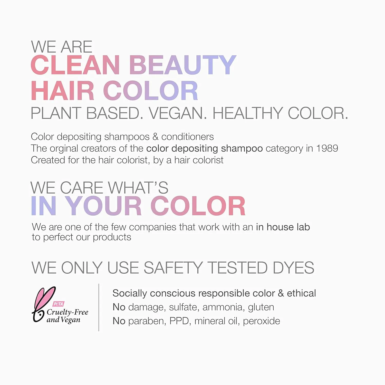 Celeb Luxury Colorwash Color Depositing Shampoo - Color Refresher, Vegan Hair Dye, Bondfix Bond Rebuilder, Viral and Gem Lites