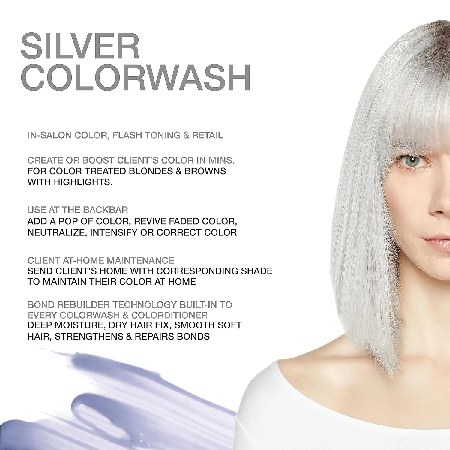 Celeb Luxury Colorwash Color Depositing Shampoo - Color Refresher, Vegan Hair Dye, Bondfix Bond Rebuilder, Viral and Gem Lites