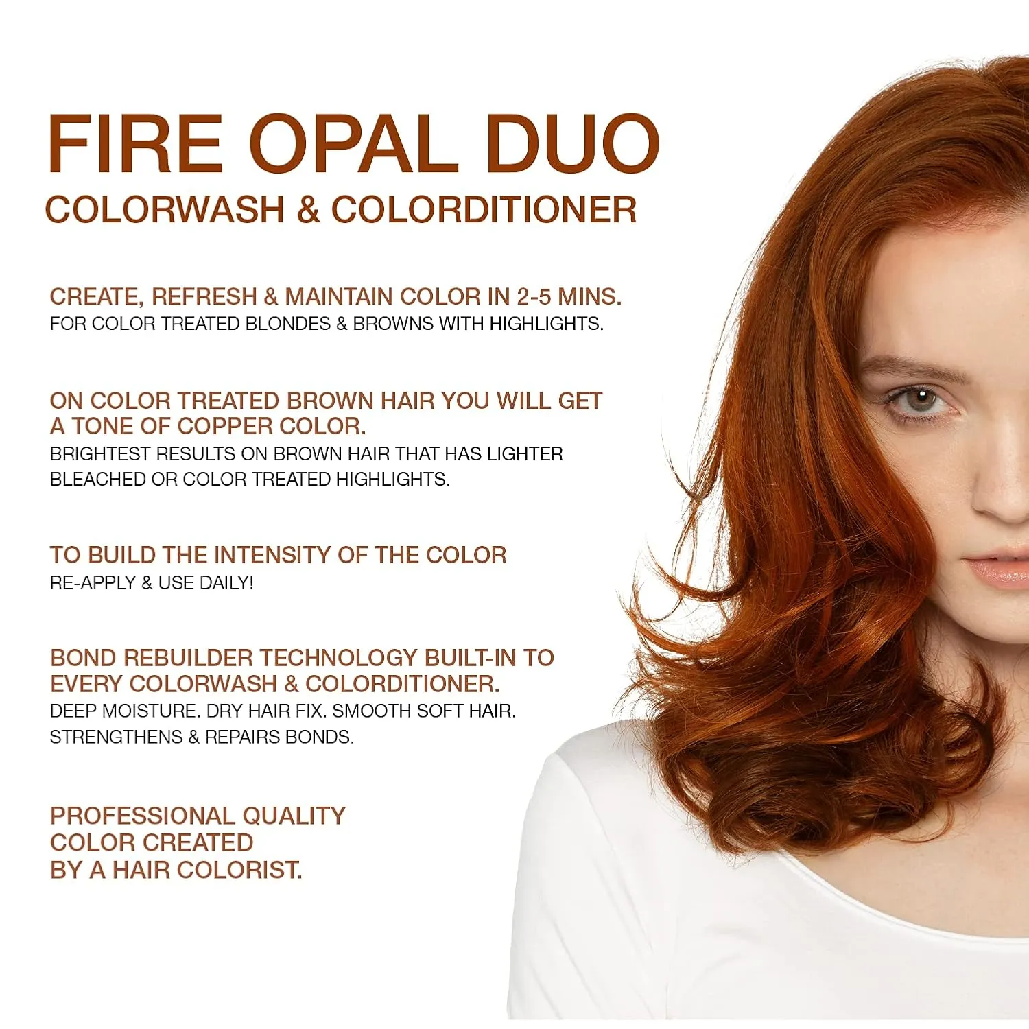 Celeb Luxury Intense Color Depositing Colorwash Shampoo   BondFix Rebuilder, Vegan Hair Dye, Sustainably Sourced Plant Based, Semi Permanent Hair Color, Viral and Gem Lites Duos