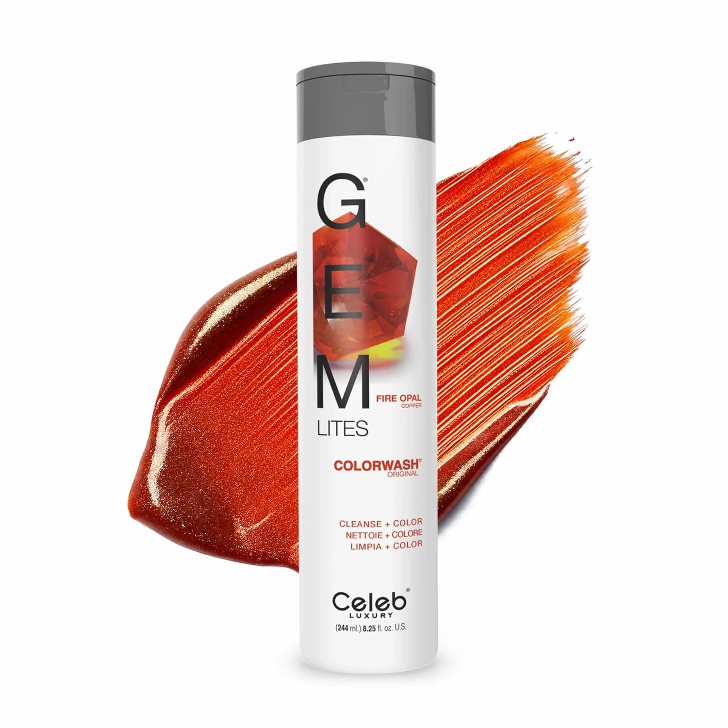Celeb Luxury Colorwash Color Depositing Shampoo - Color Refresher, Vegan Hair Dye, Bondfix Bond Rebuilder, Viral and Gem Lites