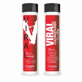 Celeb Luxury Intense Color Depositing Colorwash Shampoo   BondFix Rebuilder, Vegan Hair Dye, Sustainably Sourced Plant Based, Semi Permanent Hair Color, Viral and Gem Lites Duos