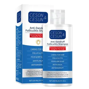 Ceson&Cesun Anti-Fungal/Anti Dandruff 2 in 1 Shampoo for Folliculitis, Effective Seborrheic Dermatitis Scalp Psoriasis Treatment - Relieves Itchy & Dry Scalp For Men&Women