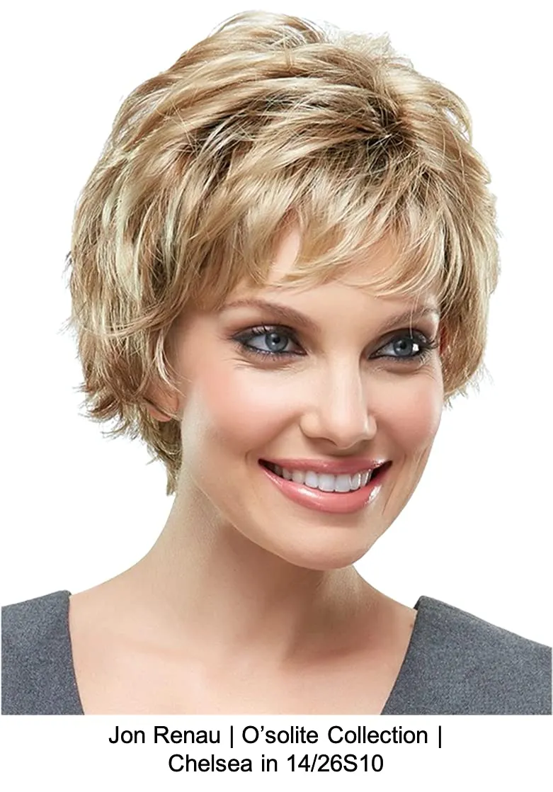CHELSEA Basic Cap Synthetic Wig by Jon Renau, 3PC Bundle: Wig, 4oz Mara Ray Enriched Shampoo and 19 Page Belle of Hope Guide (1B)