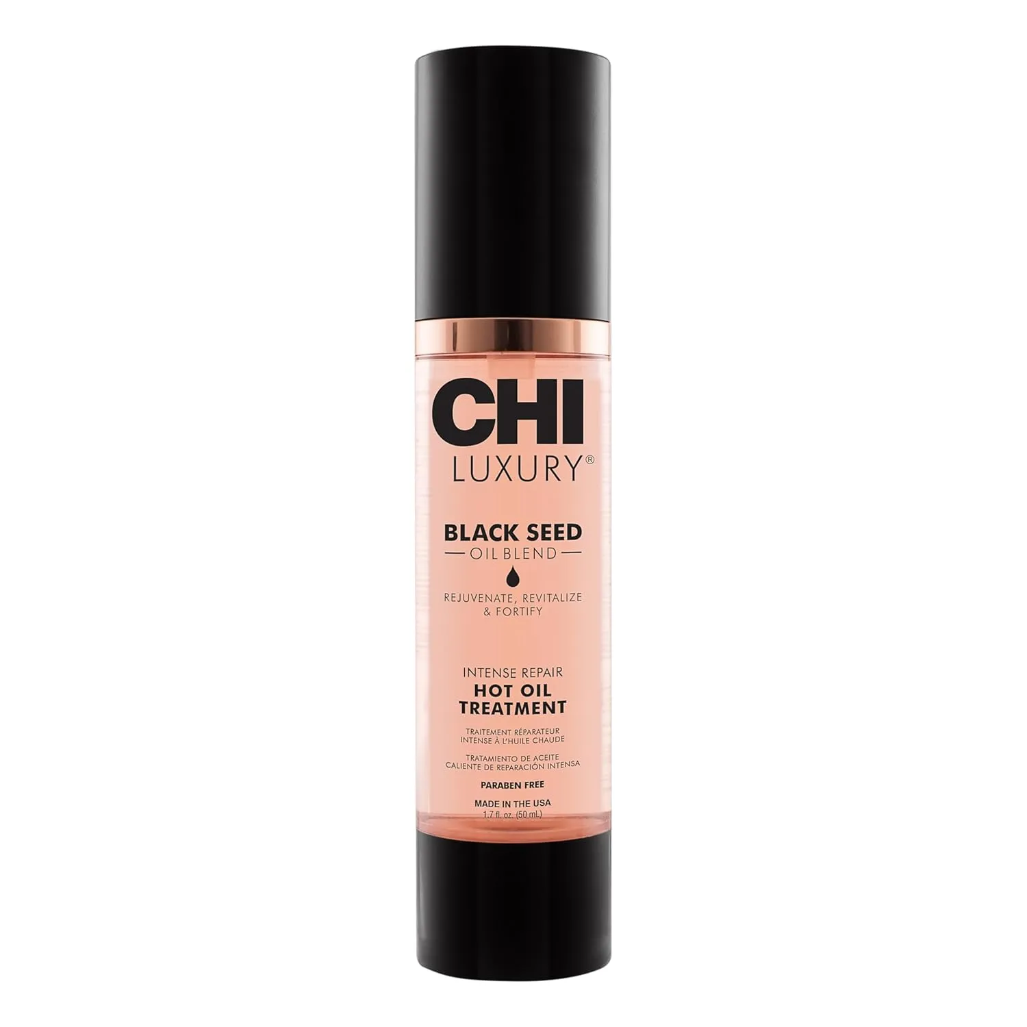 CHI Luxury Black Seed Oil Revitalizing Masque, Deep Conditioning Treatment Creates Soft, Healthy Hair, Sulfate, Paraben & Gluten-Free, 5 Fl Oz
