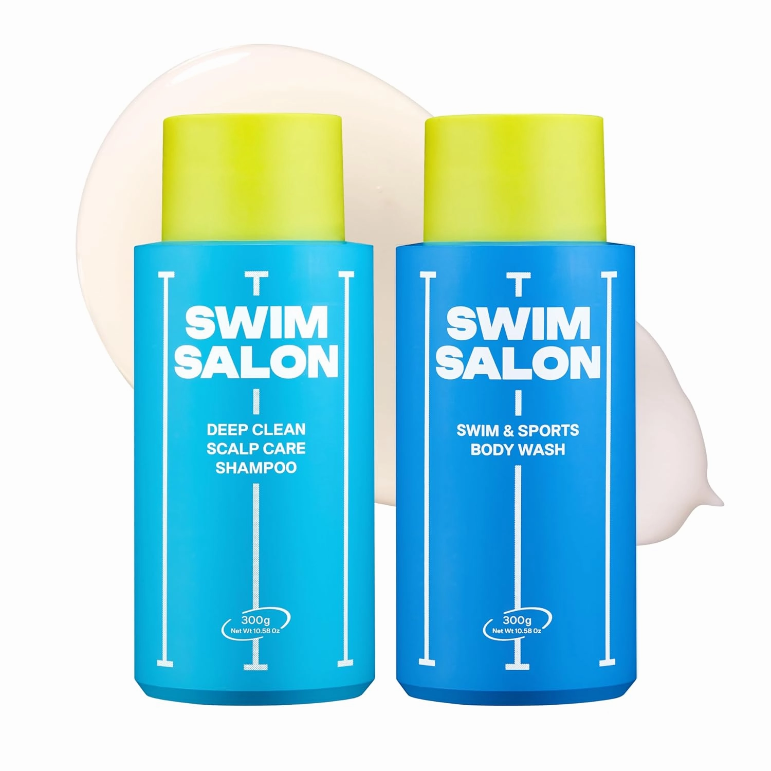 Chlorine Removing Shampoo & Body Wash Set for Swimmers | Vitamin C | Clarifying, Hydrating, Refreshing | Free of Sulfates, Silicones, Parabens (10.58 oz each)