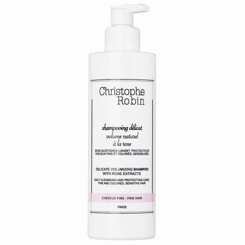 Christophe Robin Delicate Volumizing Shampoo with Rose Extracts 400ml - Old Packaging