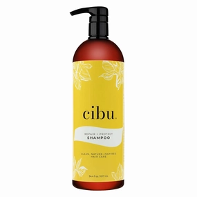 CIBU Repair   Protect Shampoo 30086 Restores Damaged Hair Protects From Breakage | Safe for Color-Treated Hair | Smooths & Strengthens | Sulfate-Free | Gentle for Daily Use | Refreshing Scent 1 Liter