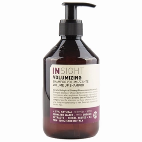 Clean Beauty Volume Up Shampoo for Softer Hair Organic Ginseng Extract, Vegan, 13.5 fl oz