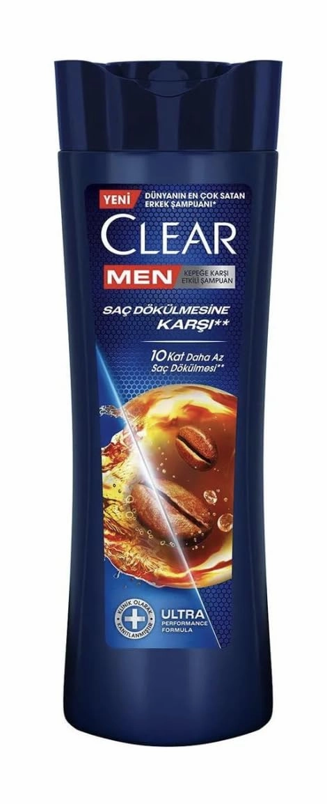 Clear Men Anti Hair Loss Coffee Bean Extract Shampoo 350 ml, 1 Fl Oz (Pack of 1)