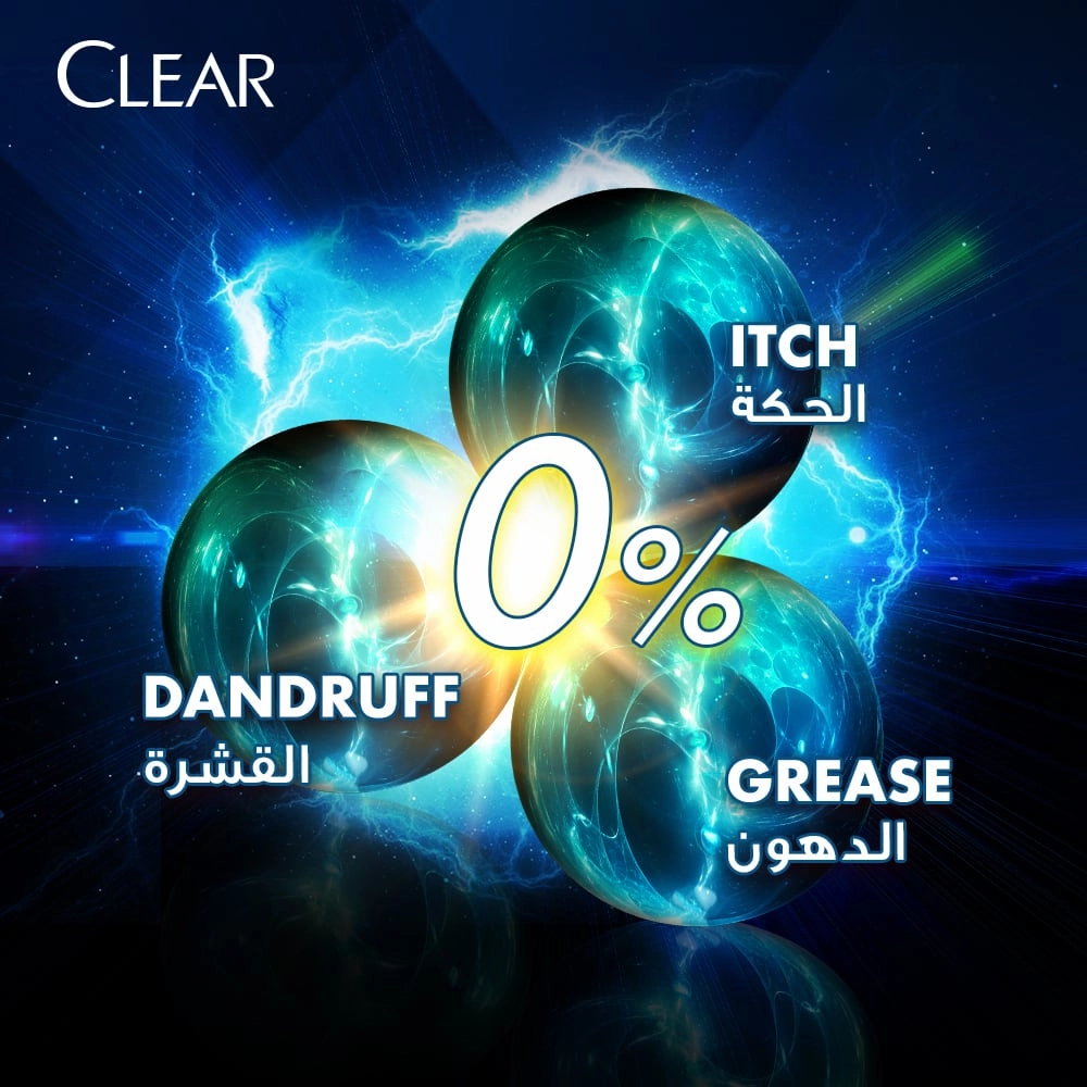 Clear Men Cool Sport Menthol Anti-Dandruff Shampoo 400ml