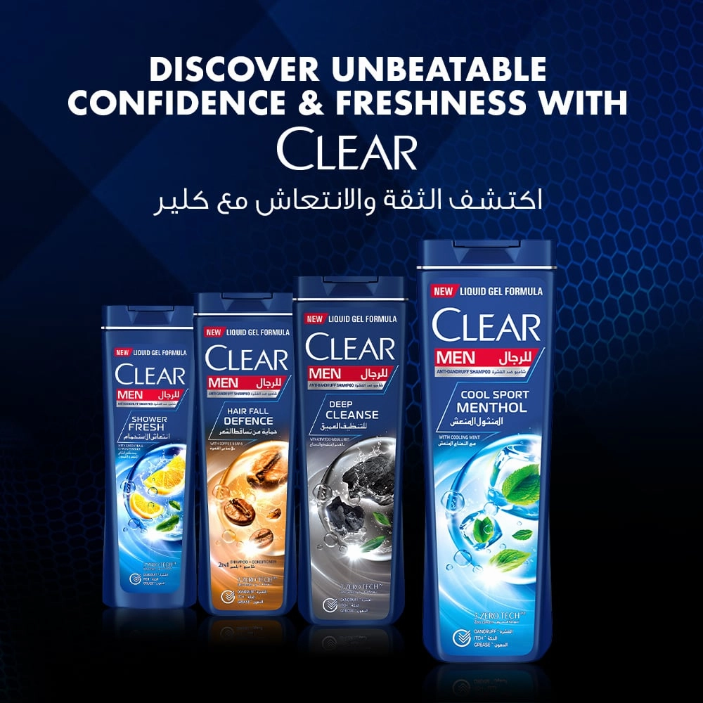 Clear Men Cool Sport Menthol Anti-Dandruff Shampoo 400ml